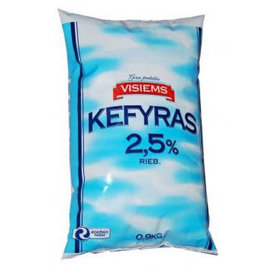 Kefir Visiems 2,5 %, 900 g